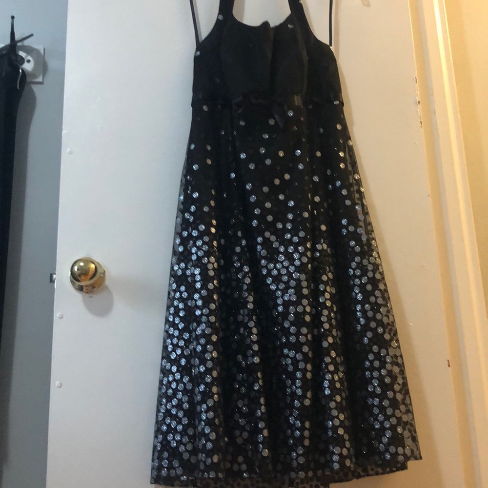 Sparkly formal midi dress